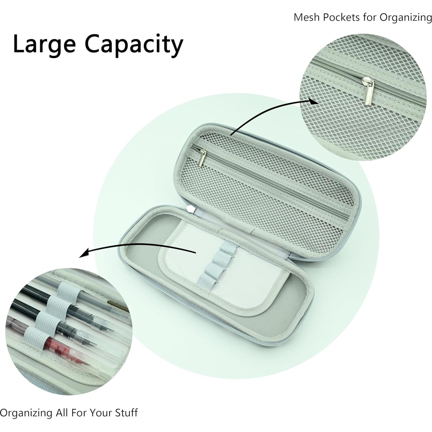 Estuche de Lápices Rosa Fresa WtallasiSei Gran Capacidad