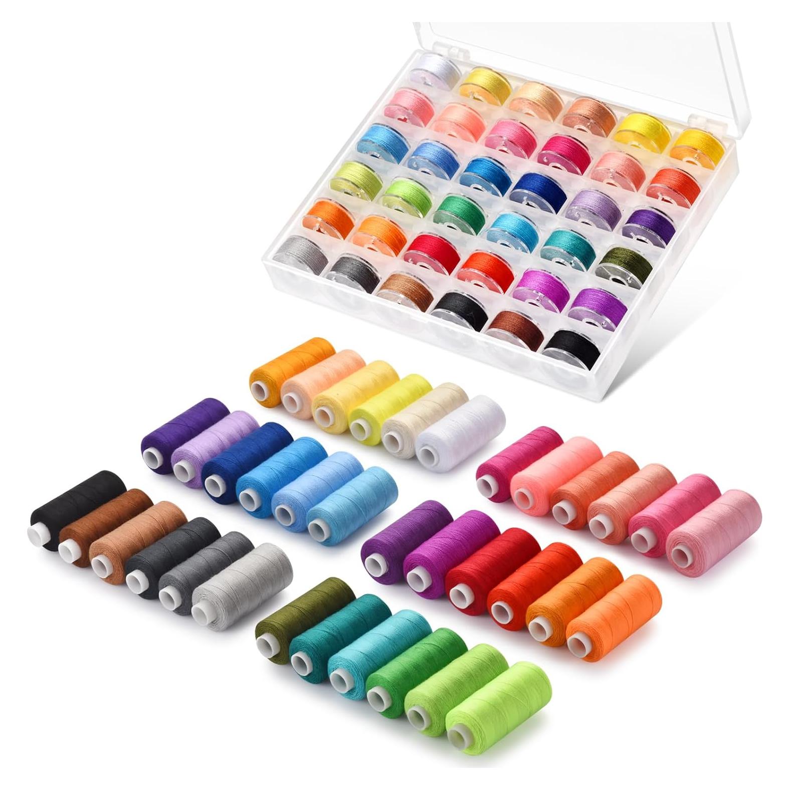 Kit de Hilo de Coser Eoehro 72 Piezas 36 Colores Poliester