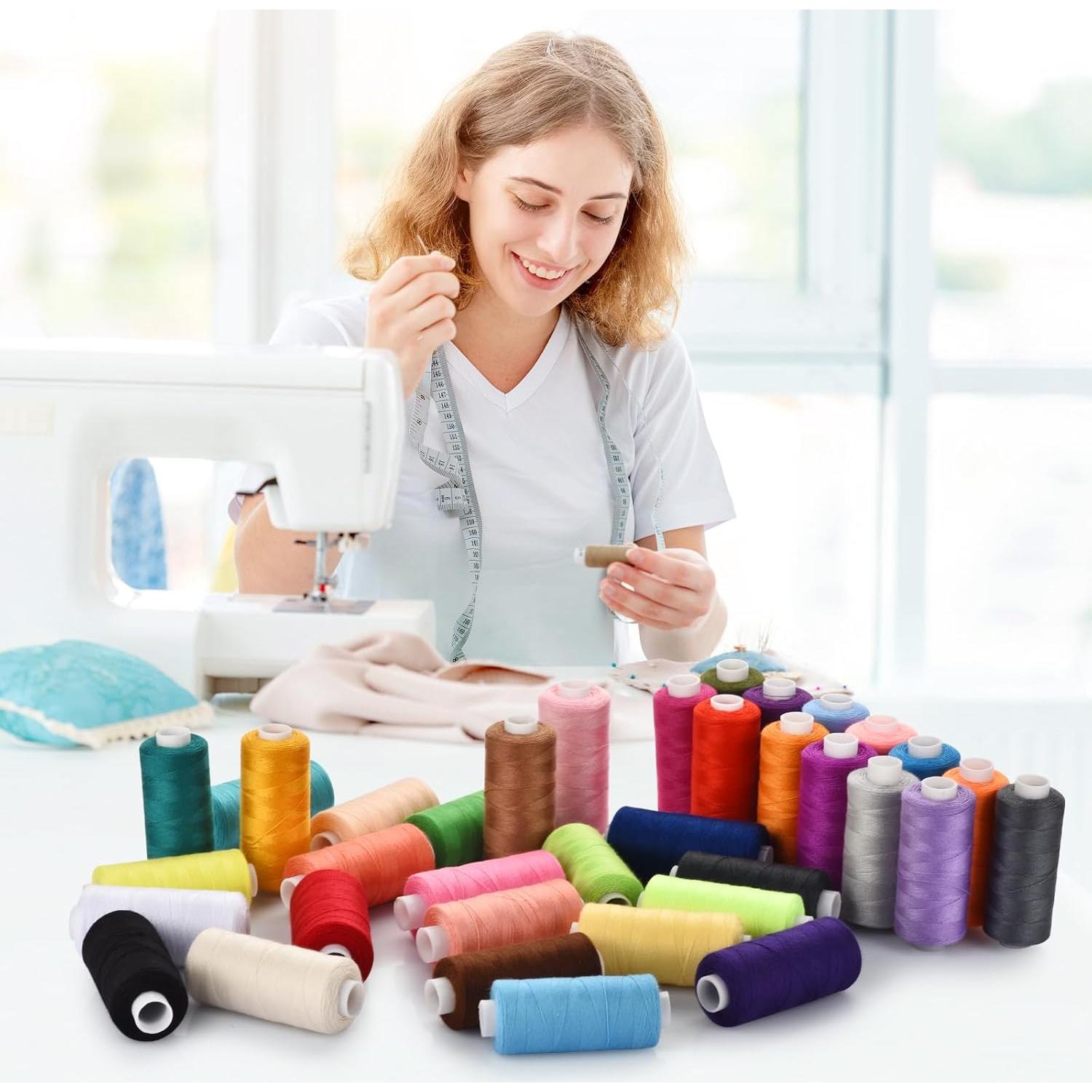 Kit de Hilo de Coser Eoehro 72 Piezas 36 Colores Poliester