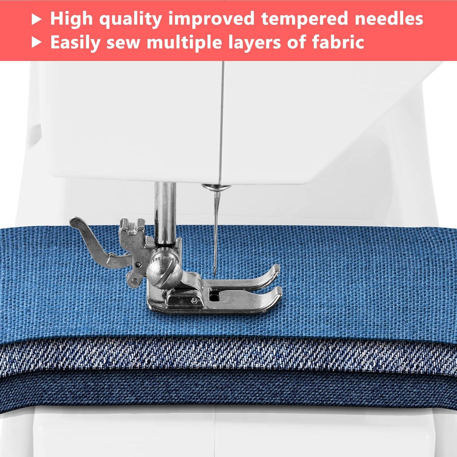 Máquina de Coser BUXFMHT 725 Portátil 12 Puntadas Doble Velocidad