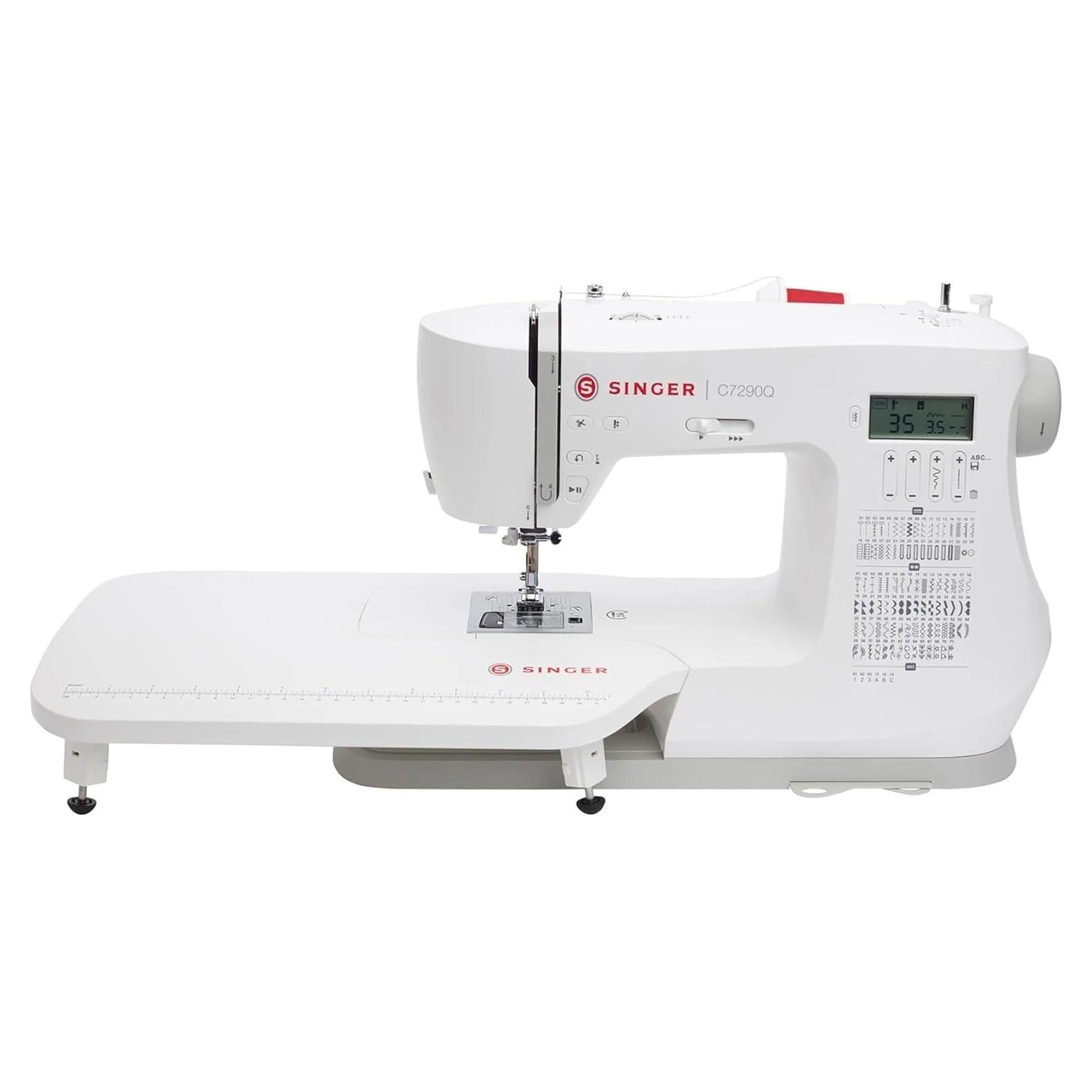 Máquina de Coser SINGER C7290Q Computarizada con Mesa y 12 Patas