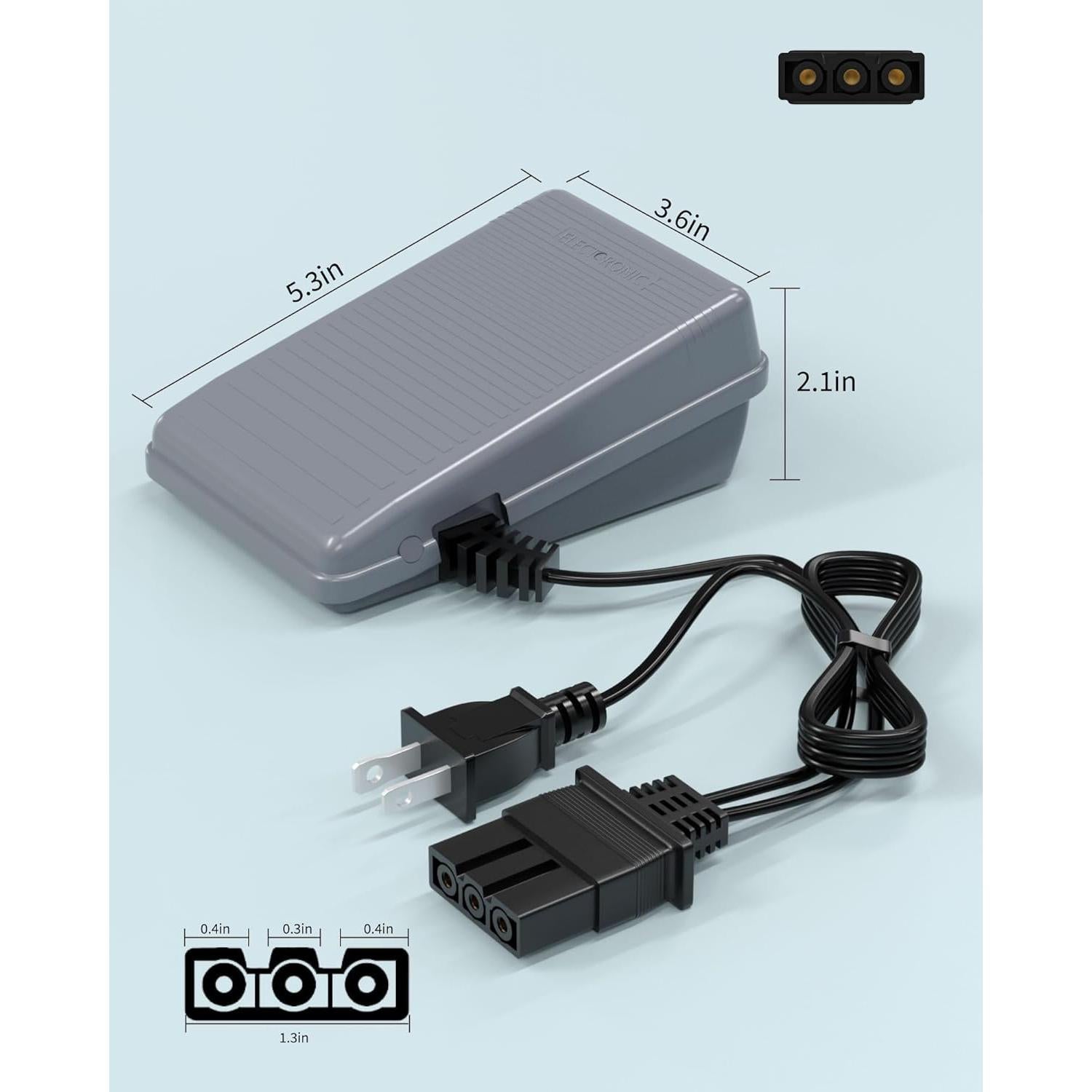 Pedal de Pie y Cable de Alimentación Compatible Brother