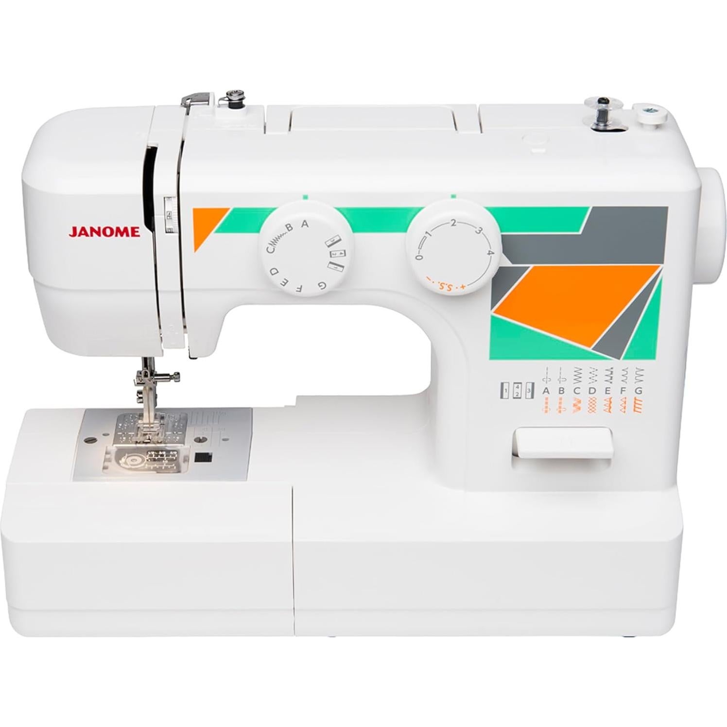 Máquina de Coser Janome MOD-15 con 15 Puntadas y Ojal