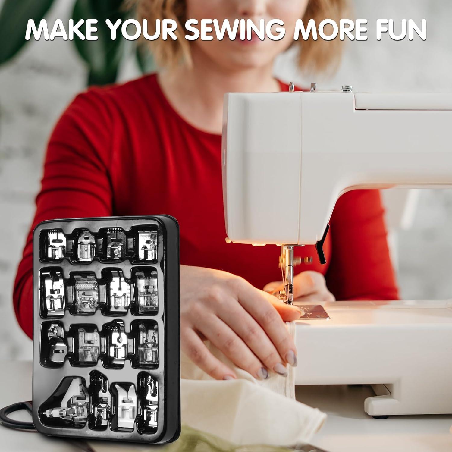 Conjunto de 16 Prensatelas para Máquina de Coser AnoleAir