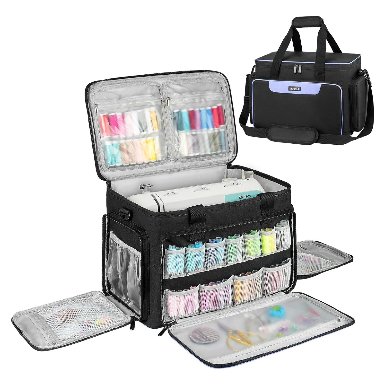 Funda para Máquina de Coser Universal con Ruedas - Negra