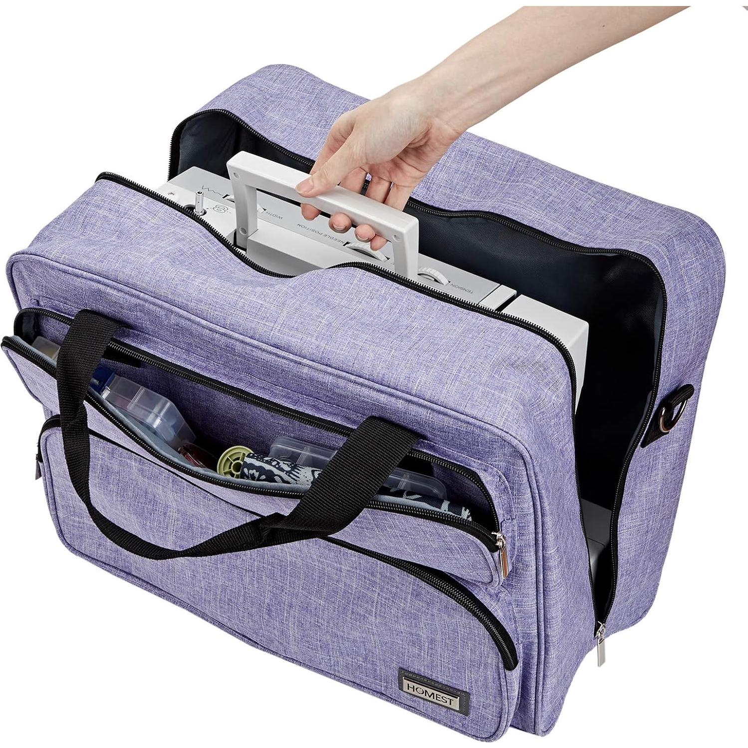 Funda para Máquina de Coser HOMEST Tote Universal Púrpura