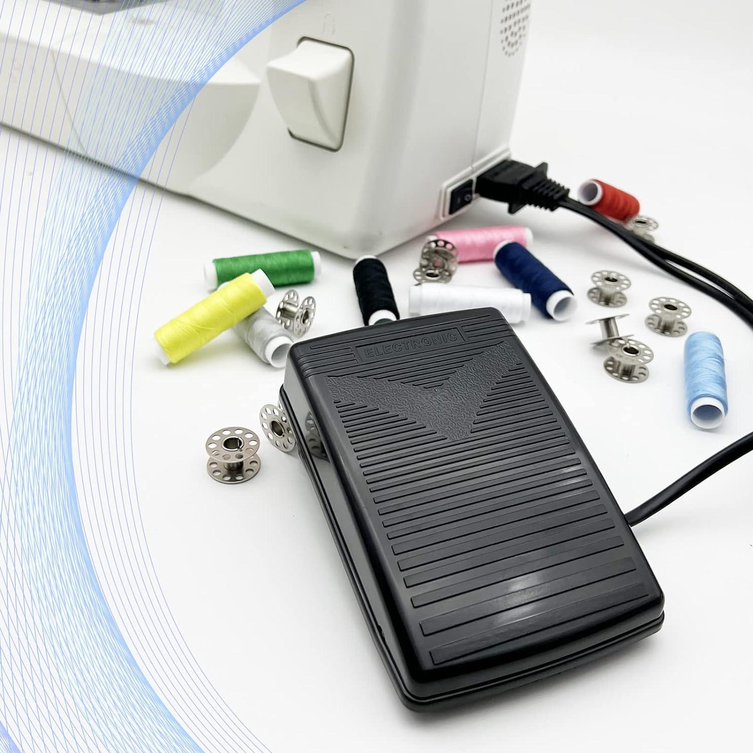 Reemplazo Pedal y Cable Alimentación Máquina Coser Brother #J00360051