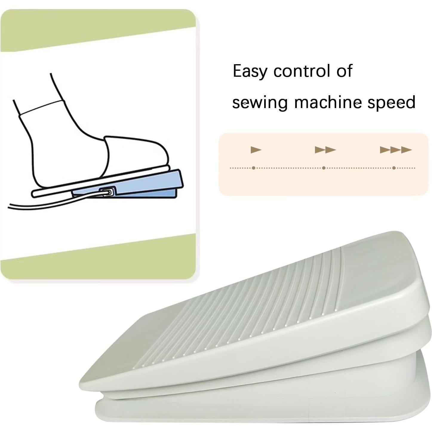 Pedal de pie para máquina de coser Brother y Babylock FC-322