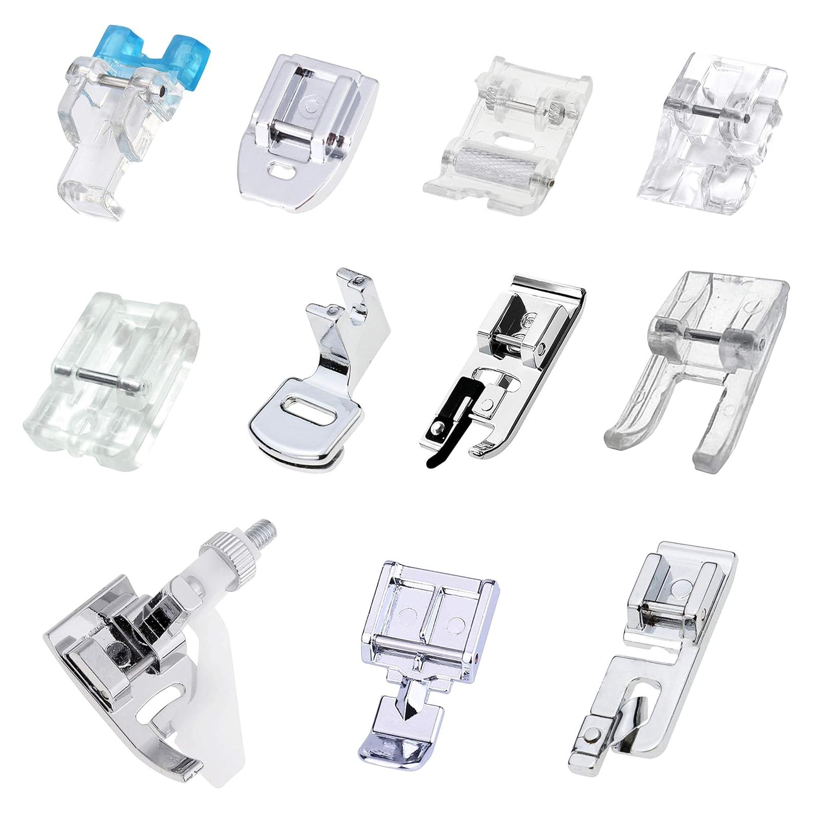 Kit de 11 Pies de Prensatelas ZKSM para Máquina de Coser