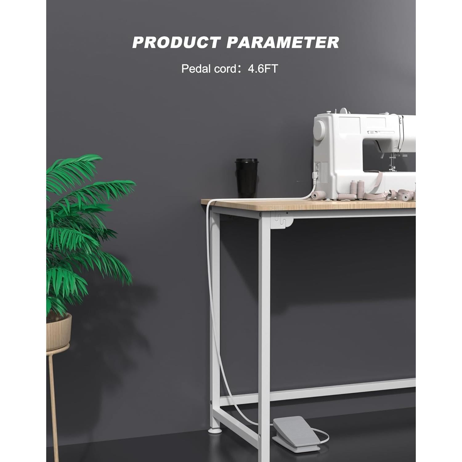 Foot Pedal for Brother/Babylock Sewing Machine CE5000PRW CE5500 Foot Controller Pedal SE600 CS6000I with Cord Control FC-322 XC8816021 Brother Sewing Machine Pedal
