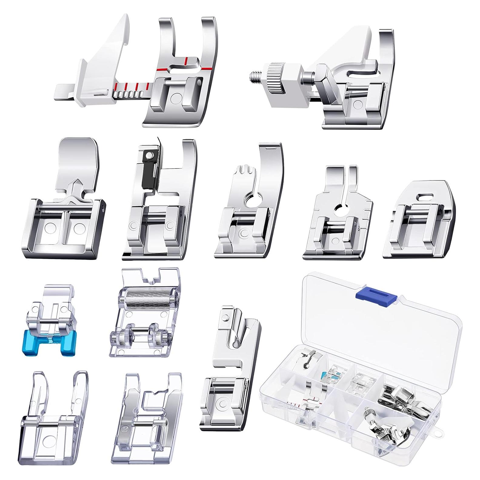 Juego de 12 Pies Prensores Mudder para Máquina de Coser