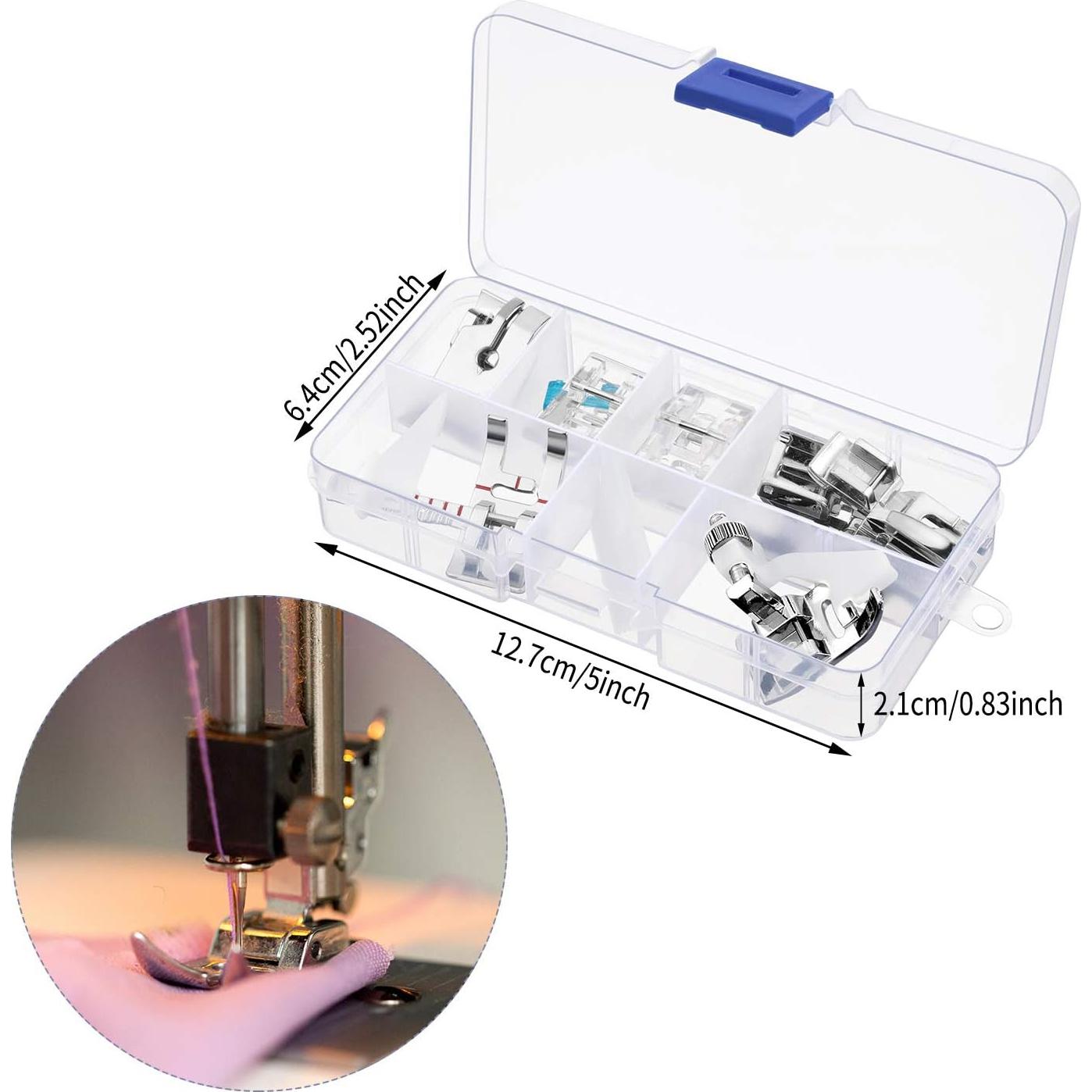 Juego de 12 Pies Prensores Mudder para Máquina de Coser