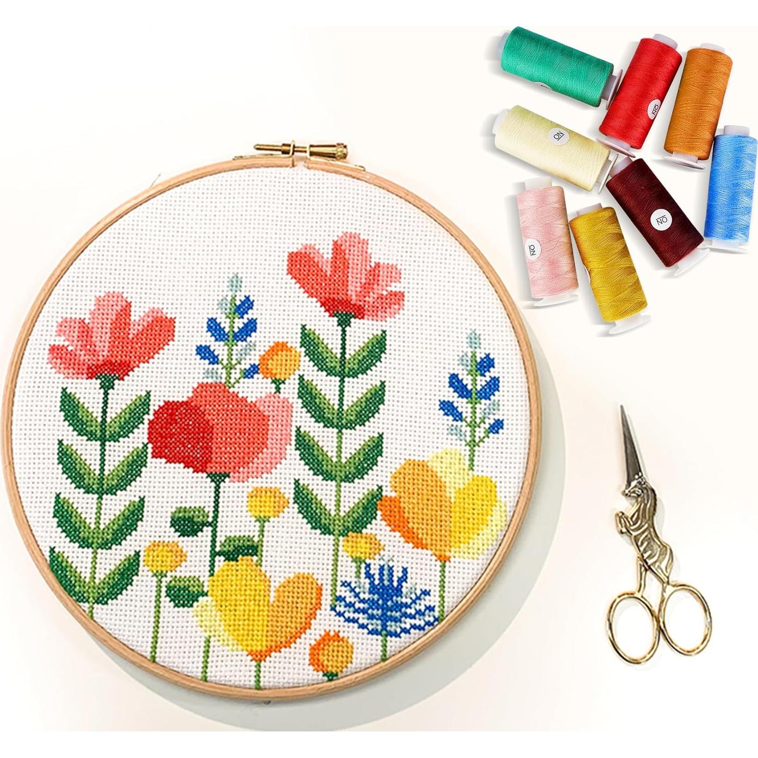 Kit de Hilo de Coser ilauke 164 Piezas 80 Colores 274m