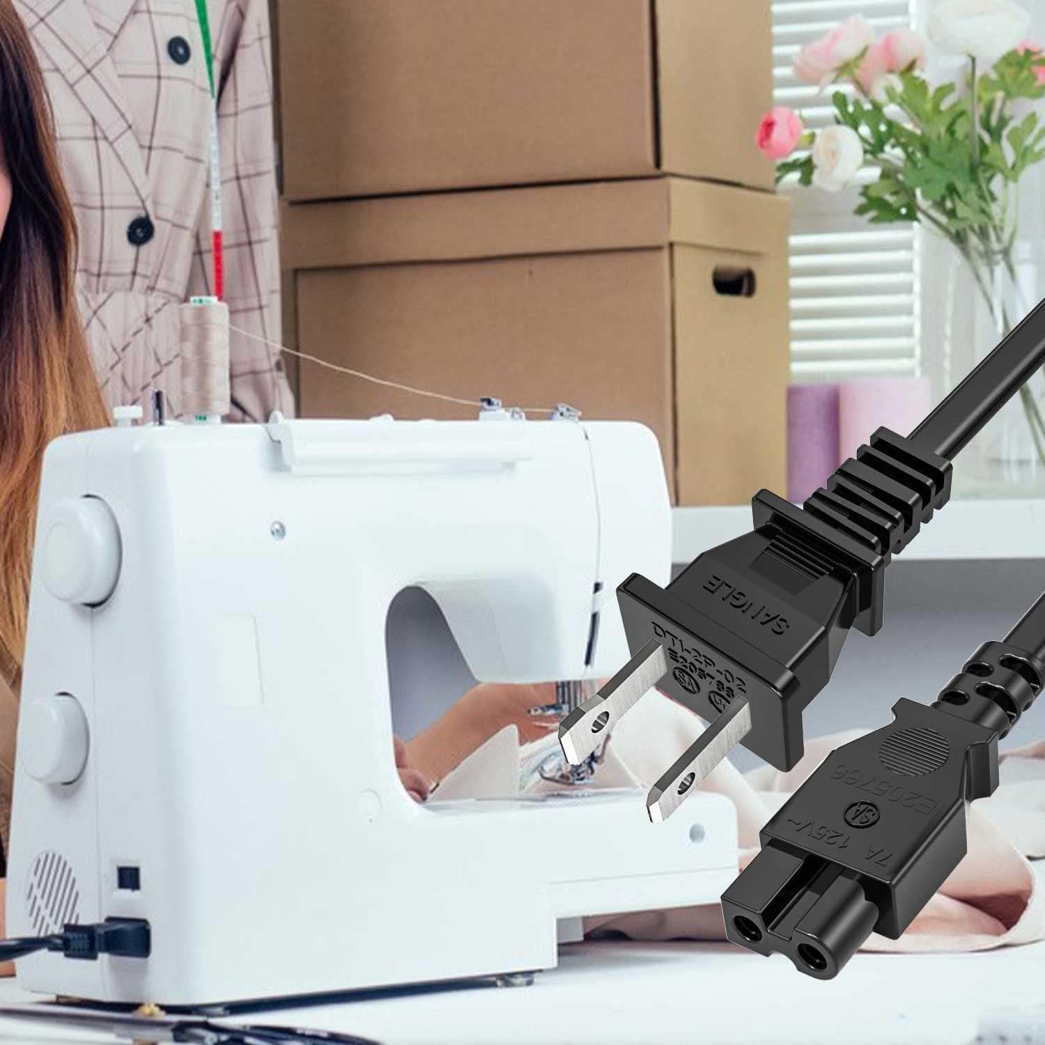 Cable de Alimentación para Máquina de Coser Brother 3.66m