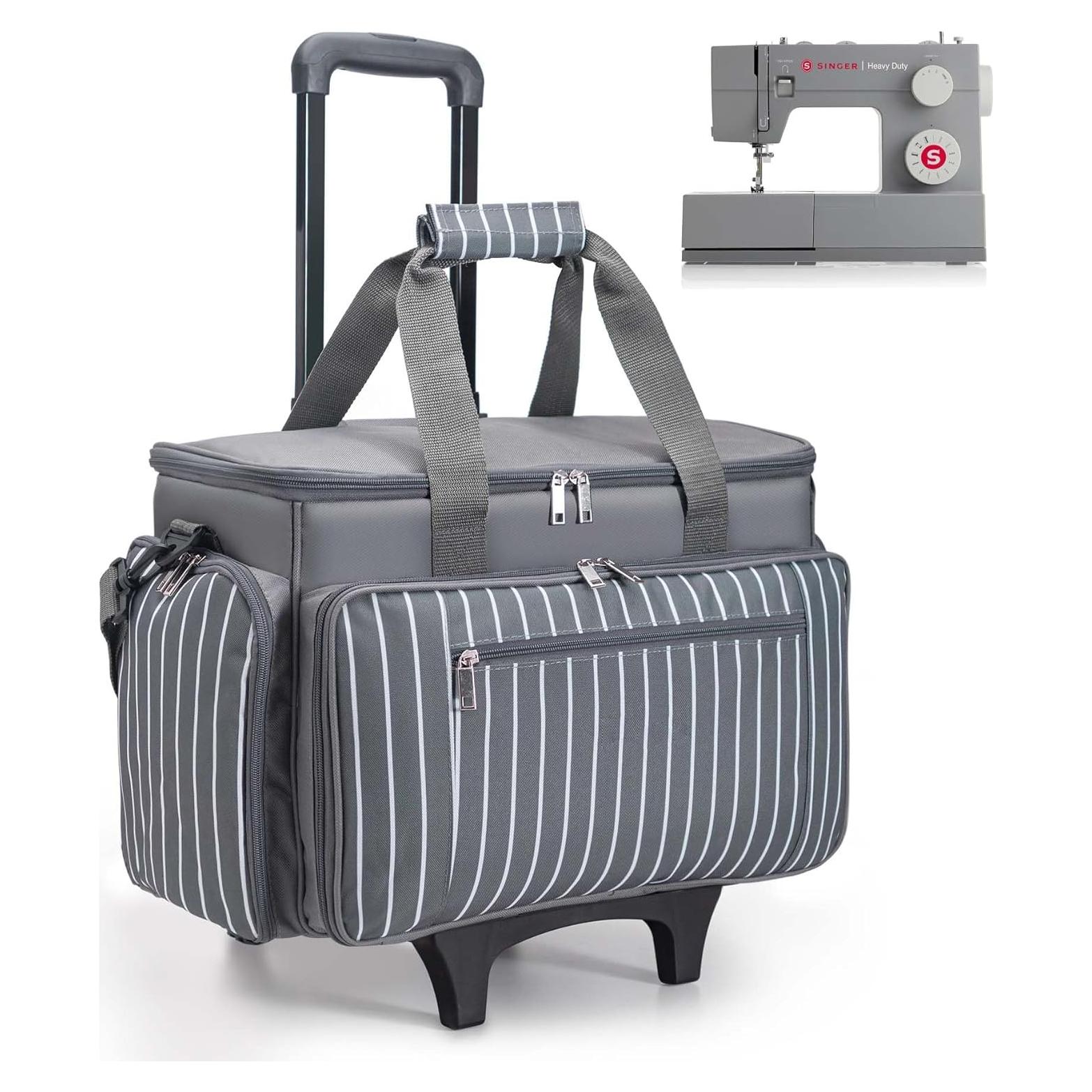 Funda Trolley para Máquina de Coser MsJelau Gris 45.7x21.8x30cm