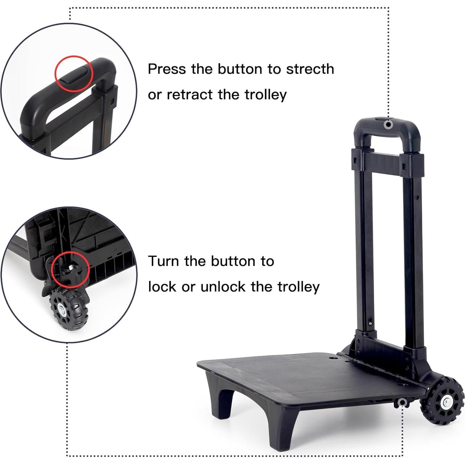 Funda Trolley para Máquina de Coser MsJelau Gris 45.7x21.8x30cm