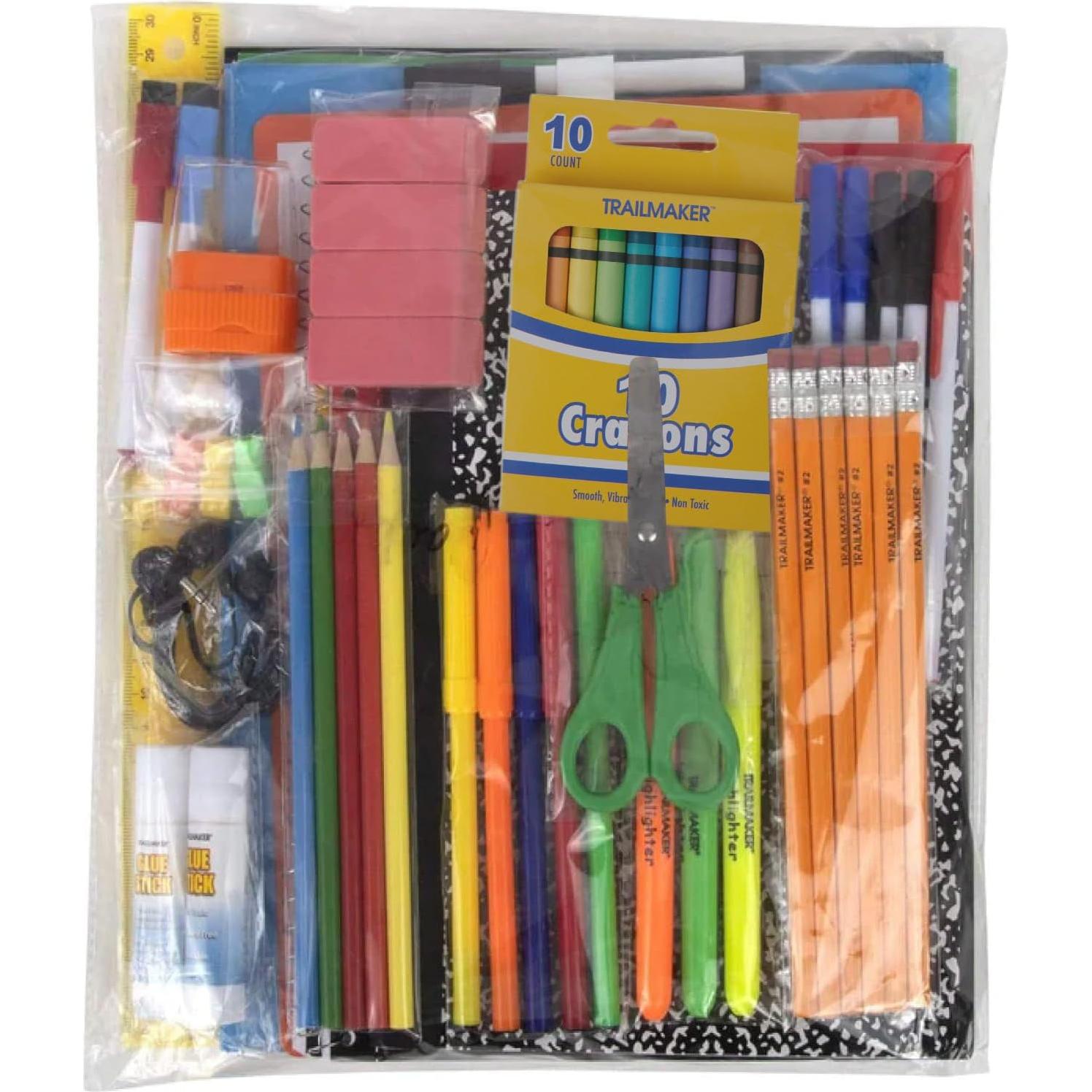 Kit Escolar Trail Maker 60 Piezas para Niños y Niñas