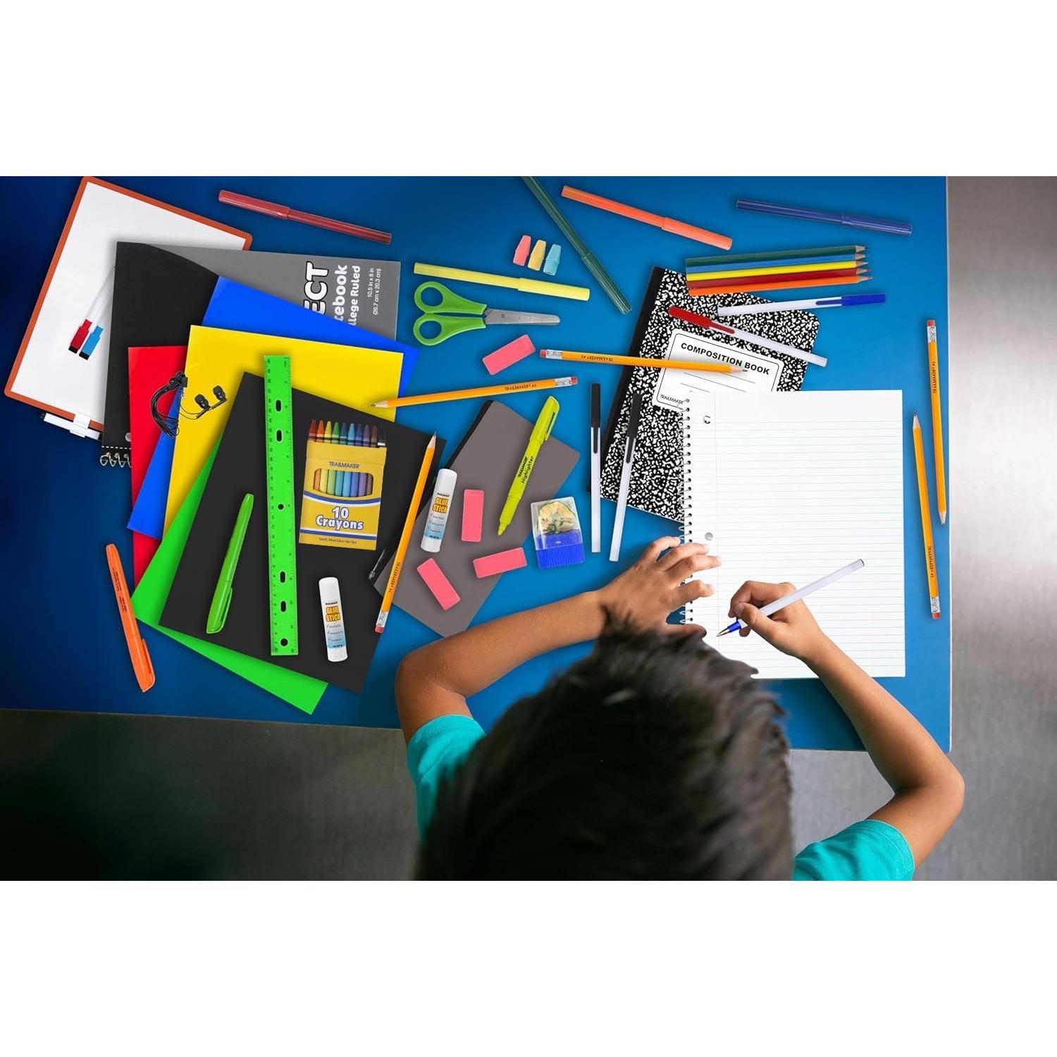 Kit Escolar Trail Maker 60 Piezas para Niños y Niñas