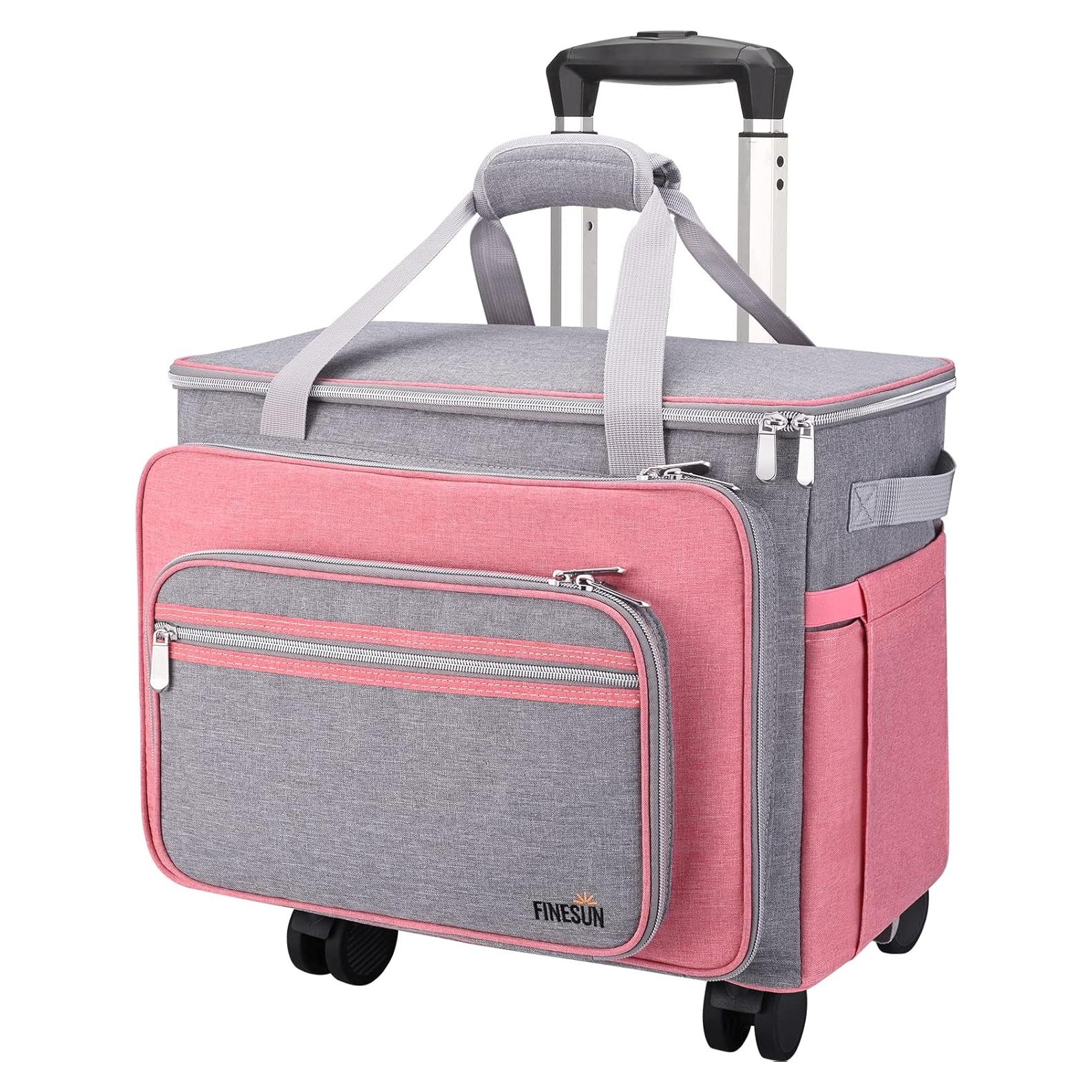 Funda para Máquina de Coser FINESUN Deluxe Rosa 43.2x24.1x30.5cm