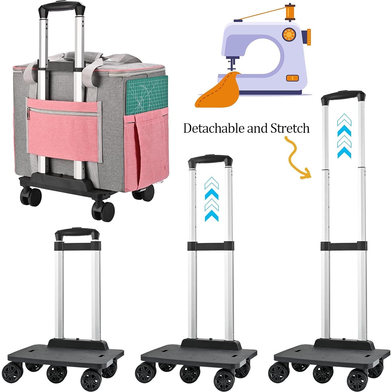 Funda para Máquina de Coser FINESUN Deluxe Rosa 43.2x24.1x30.5cm