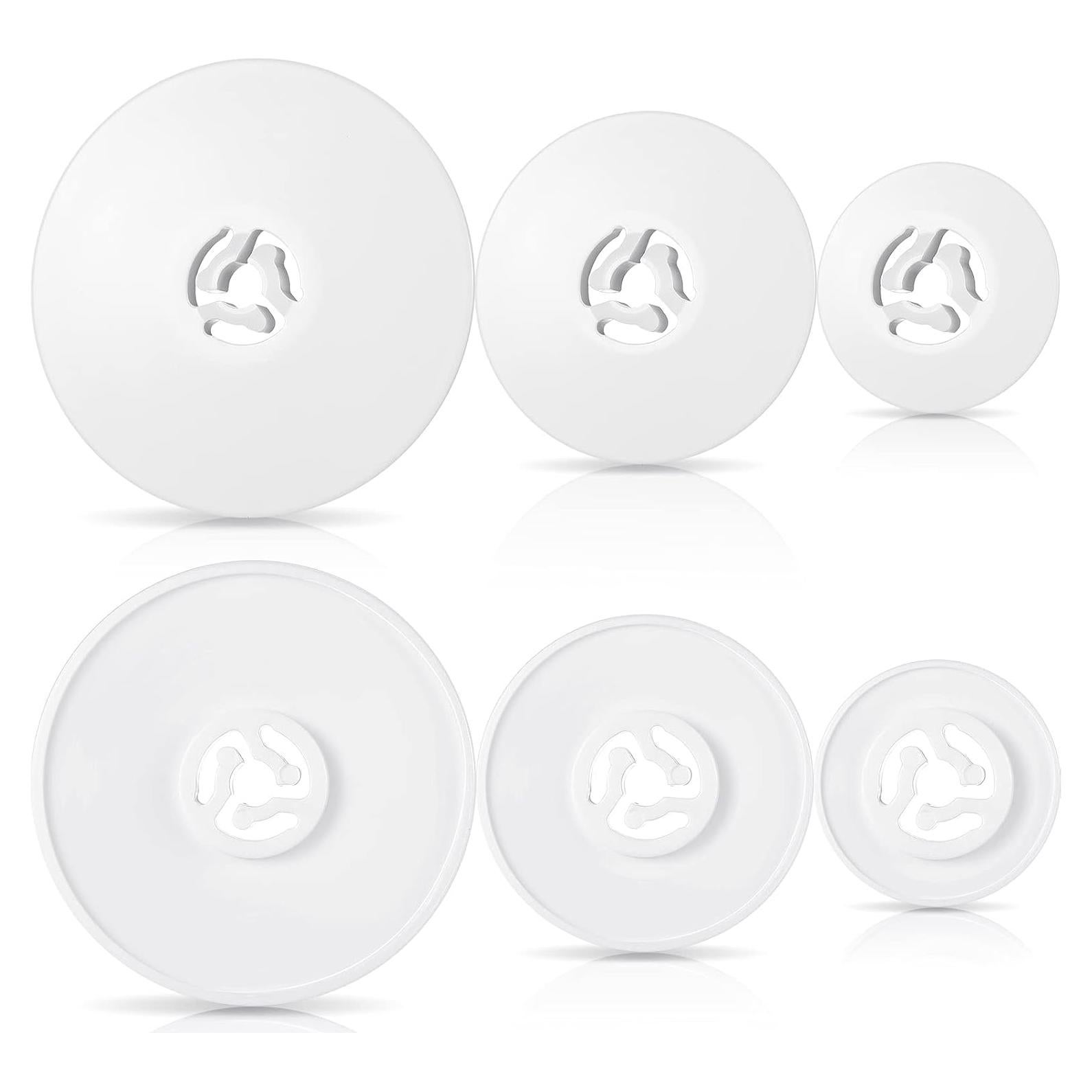 Spool Cap Sewing Machine Spool Pin Small Medium Large Replacement Cap Compatible with Brother Babylock Sewing and Embroidery Machines 45 35 and 25 mm White(6 Pieces)