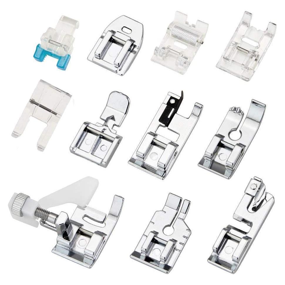 Kit de 11 Pies de Prensatelas SZBZ para Máquina de Coser