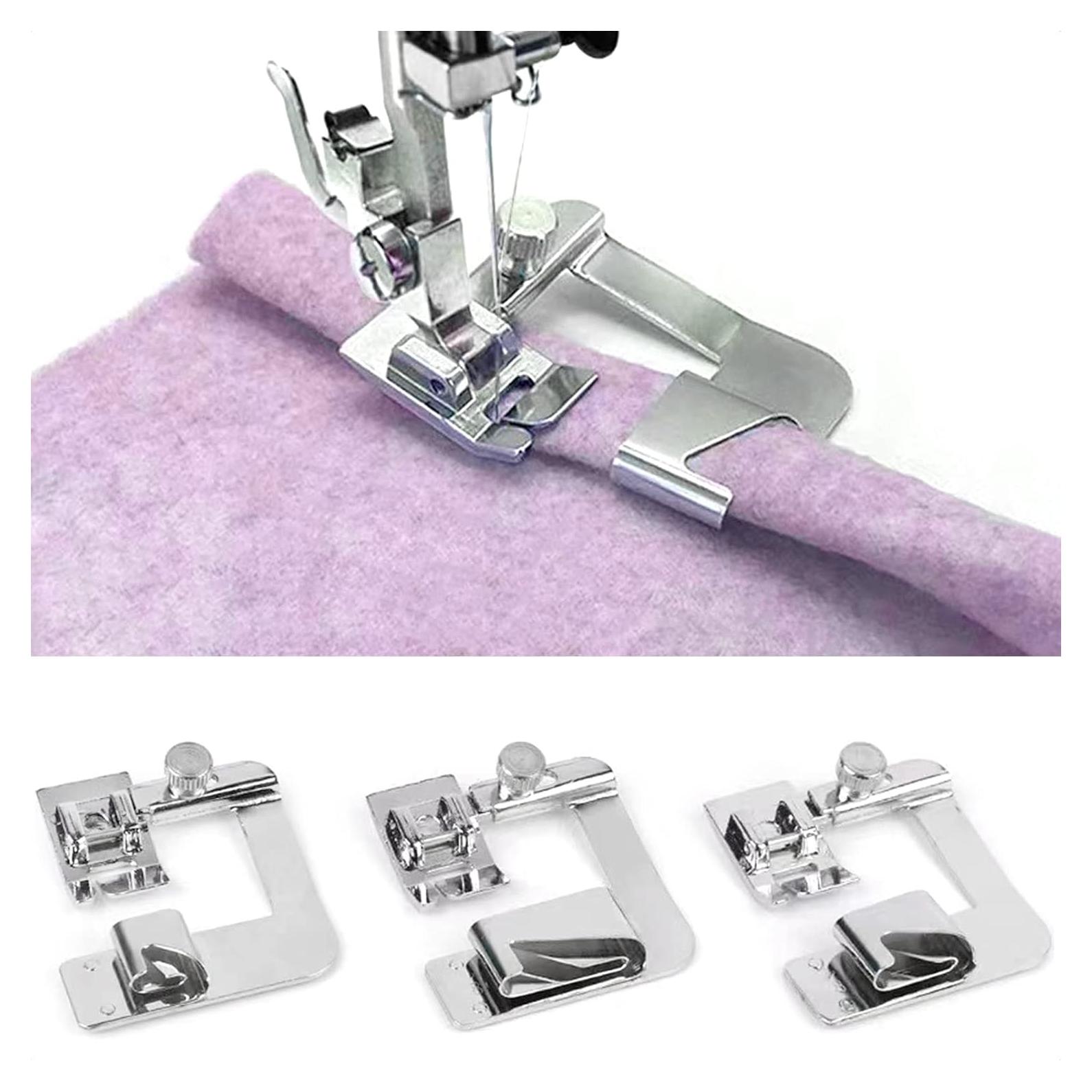 Juego de pies prensatelas TISEKER para máquina de coser 3 tamaños