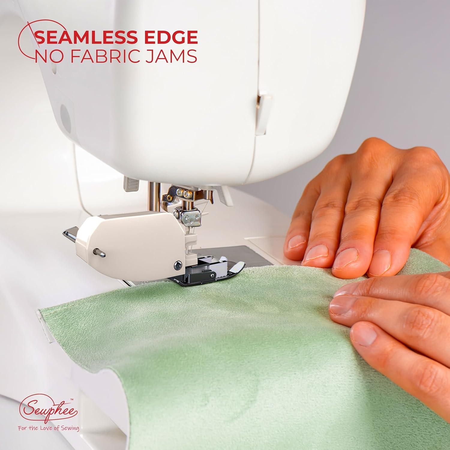 Pie de Cama Abierto Sewphee + Pie de Acolchado 6 mm - Compatible con Máquinas de Coser