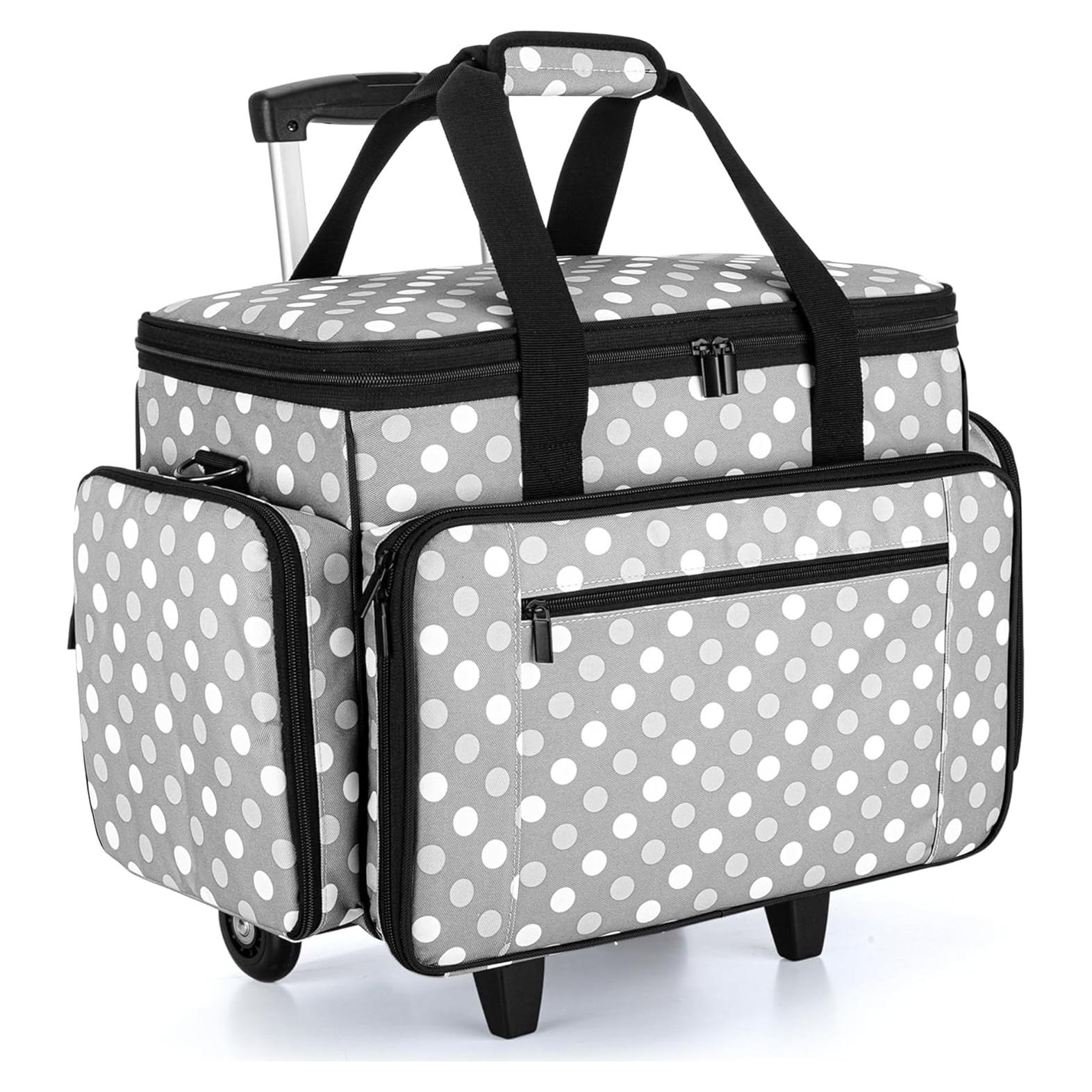 Funda para Máquina de Coser LUXJA con Carro Desmontable Gris