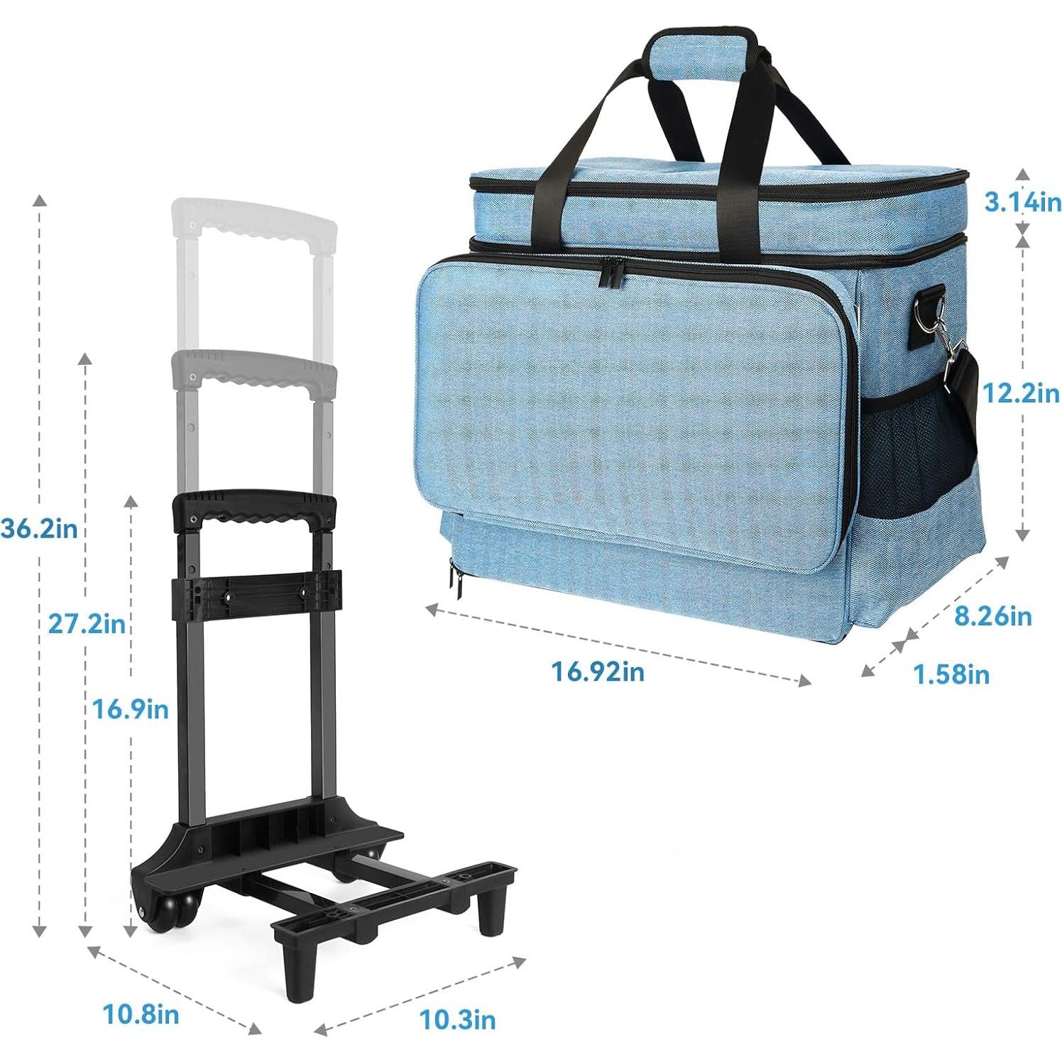 Funda Rodante para Máquina de Coser Lorzon 40x20x30 cm