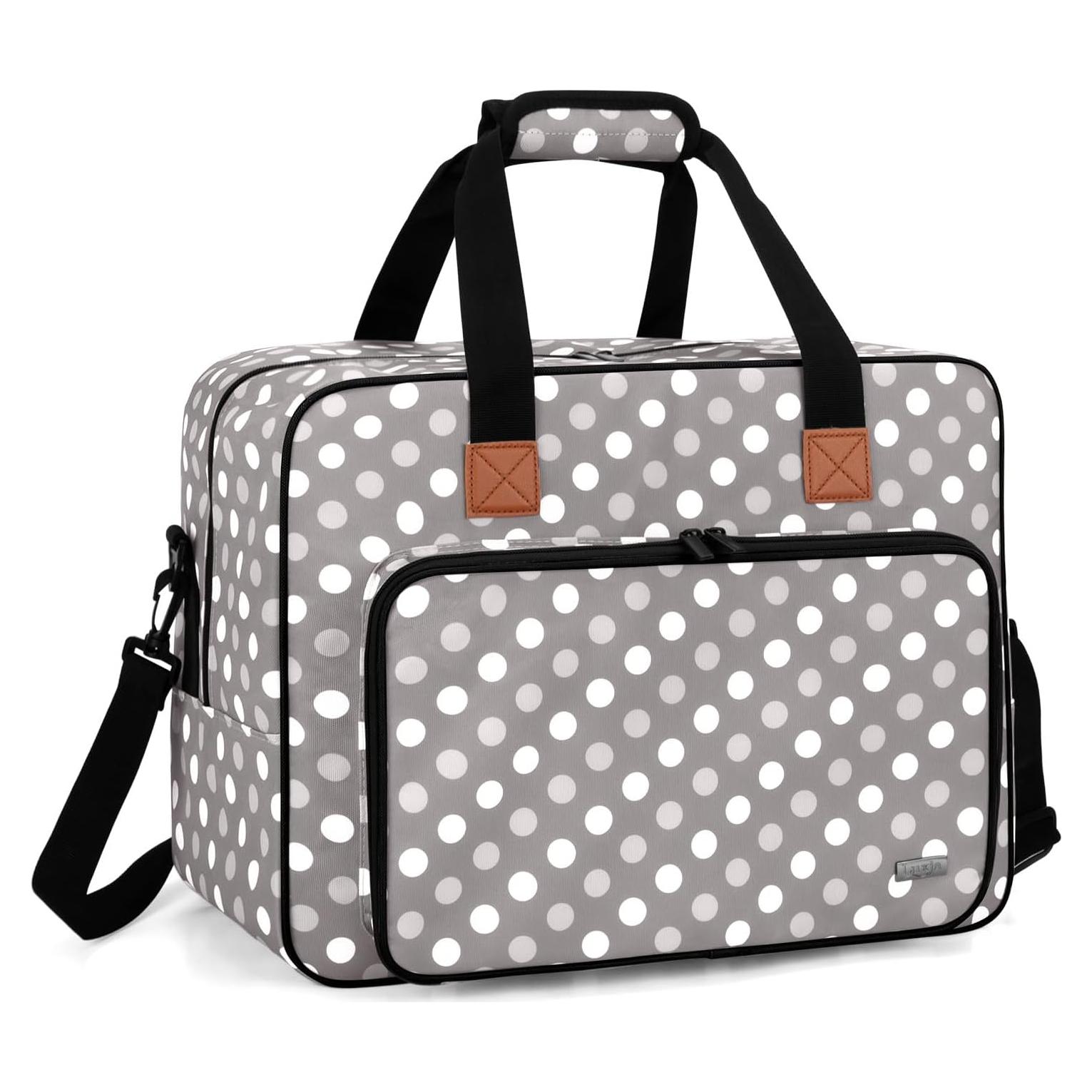 Bolsa para Máquina de Coser LUXJA Puntos Grises 43.9x19.1x30.9cm