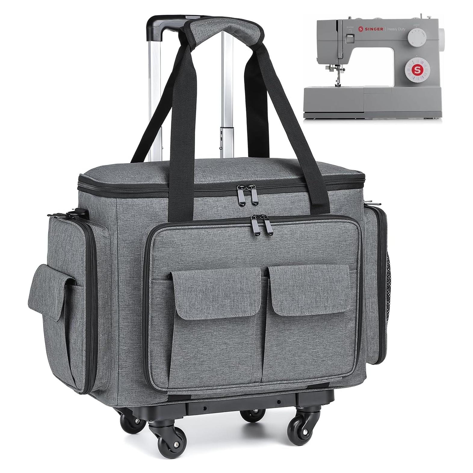 Funda para Máquina de Coser SLINRKE con Ruedas y Bolsillos