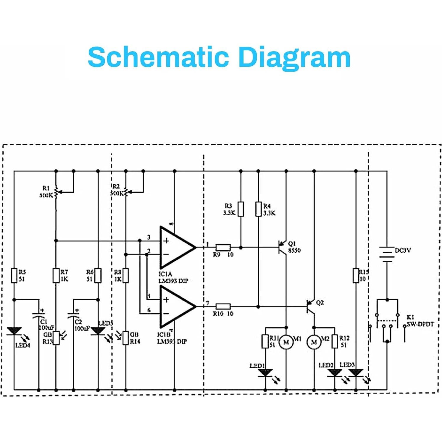 Kit de Soldadura MiOYOOW Coche Robot Seguidor Línea STEM