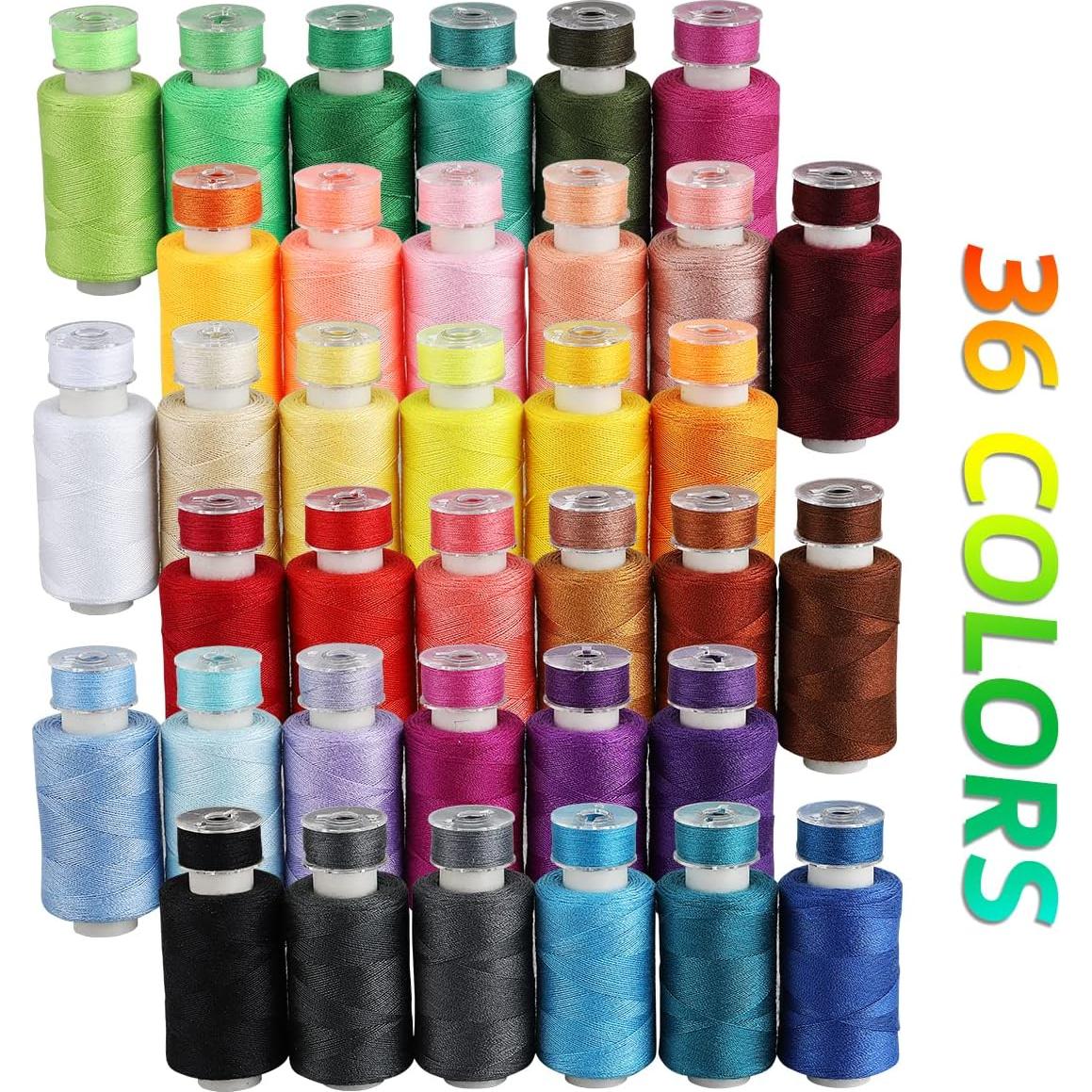 Kit de Costura Blibly 72 Piezas con 36 Colores de Hilo