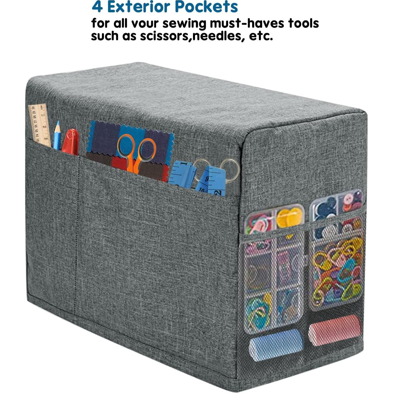 Funda Antipolvo Boczif para Máquina de Coser con Bolsillos