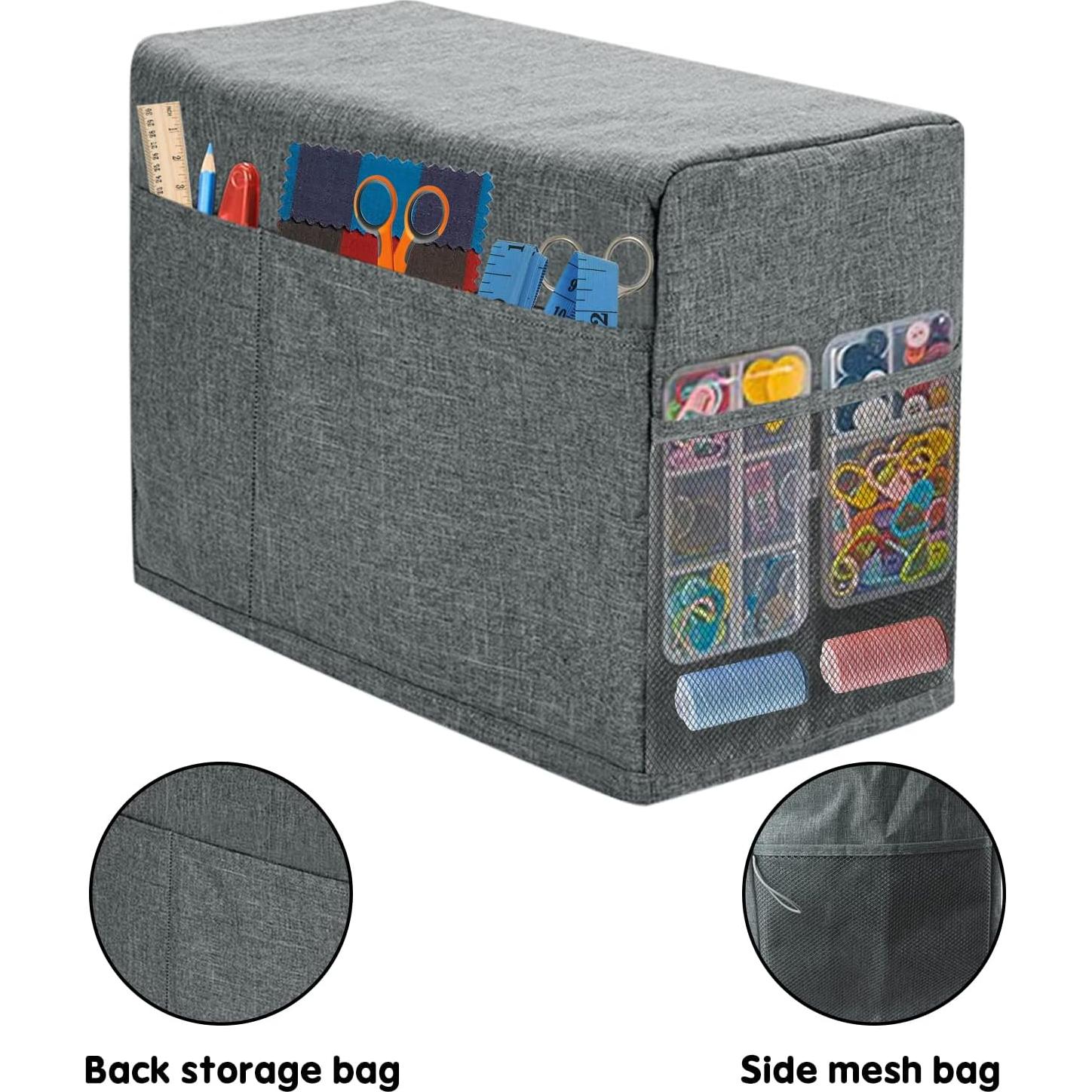 Funda Antipolvo Boczif para Máquina de Coser con Bolsillos