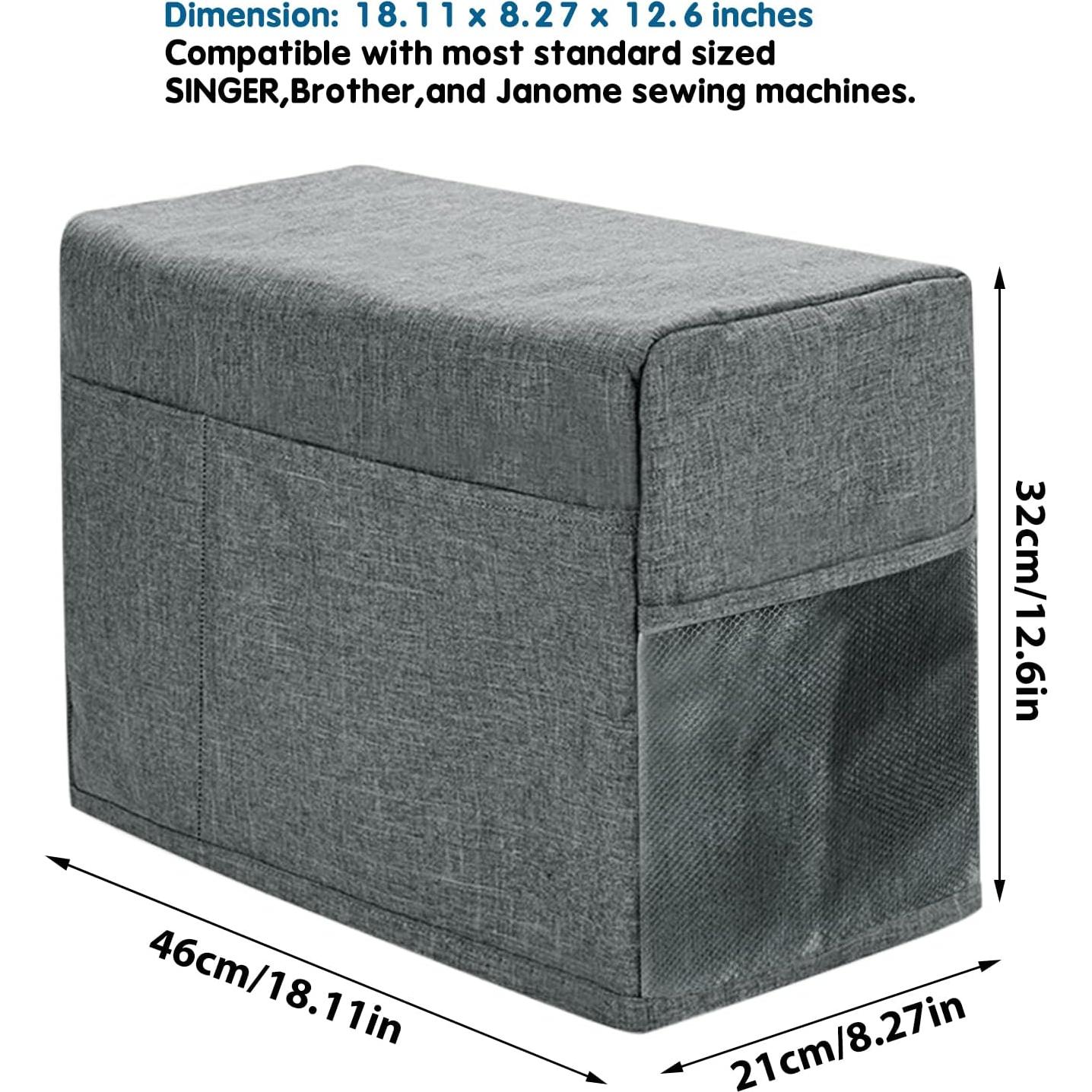 Funda Antipolvo Boczif para Máquina de Coser con Bolsillos