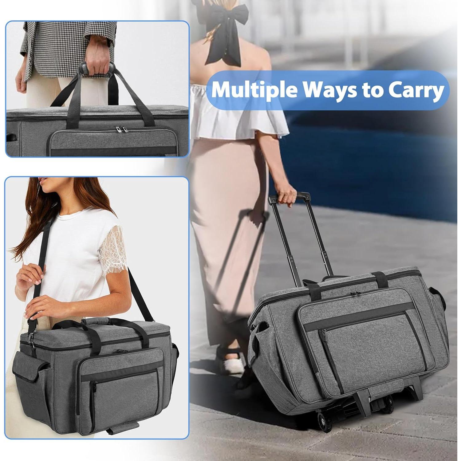 Funda de Transporte CURMIO para Máquina de Coser y Bordar 56.4x24.1cm