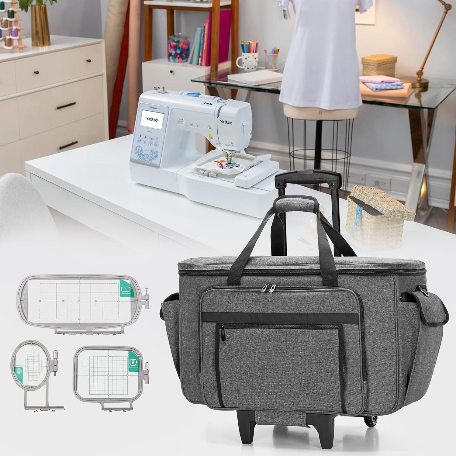 Funda de Transporte CURMIO para Máquina de Coser y Bordar 56.4x24.1cm