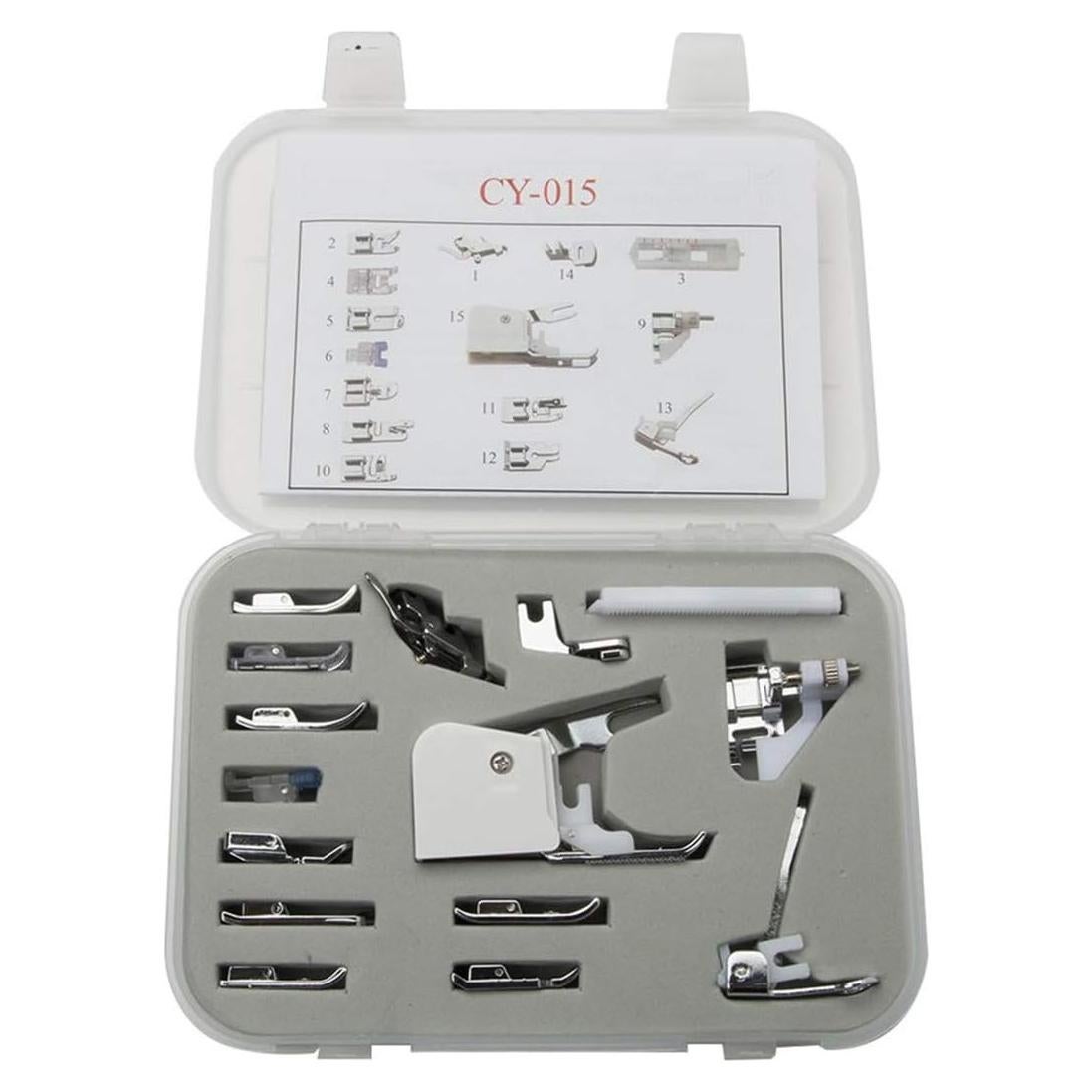 Juego de 15 Pies de Máquina de Coser CKPSMS CY-015