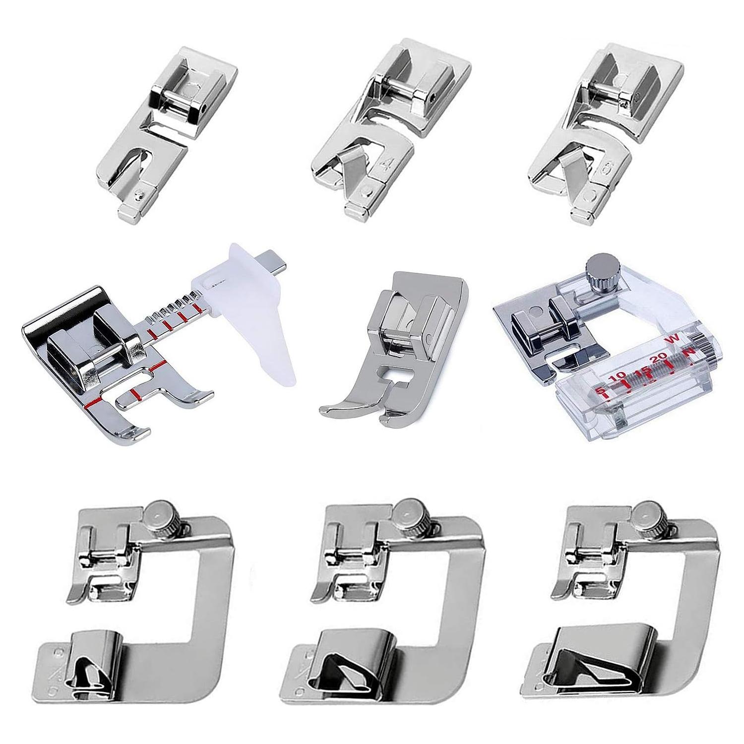 Juego de 9 Piezas de Pies para Máquina de Coser Fbshicung