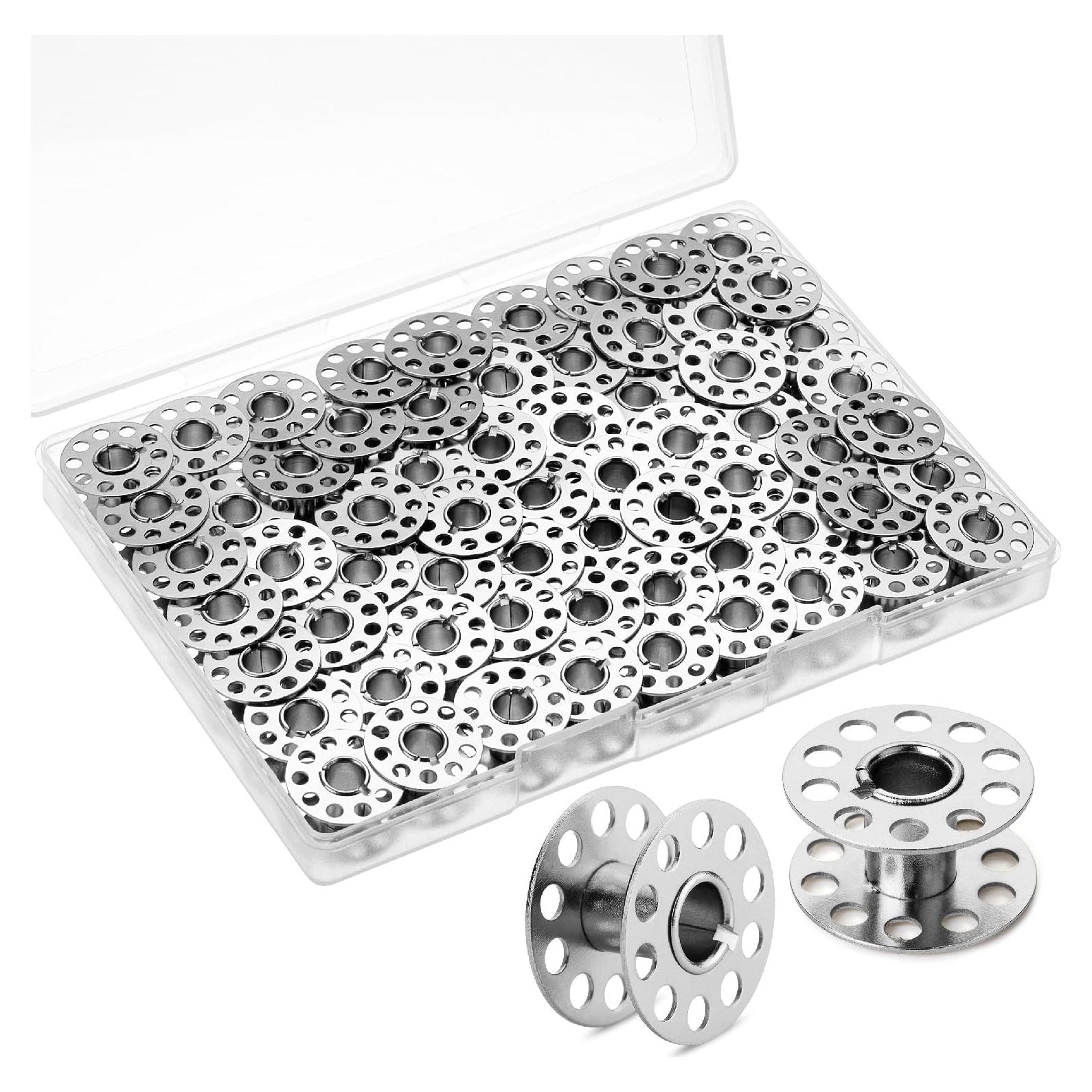 Bobinas de Metal Mr. Pen - Paquete de 64 para Máquina de Coser