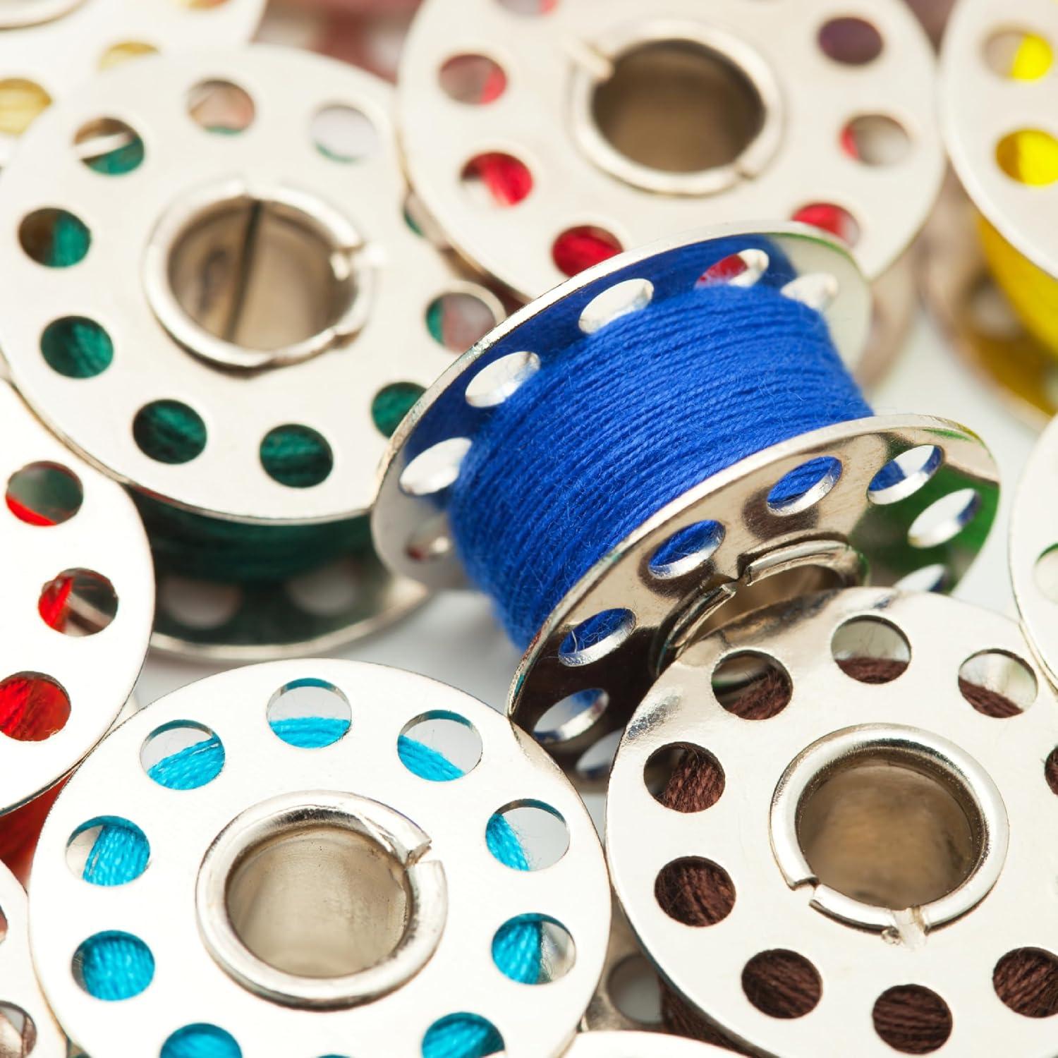 Bobinas de Metal Mr. Pen - Paquete de 64 para Máquina de Coser