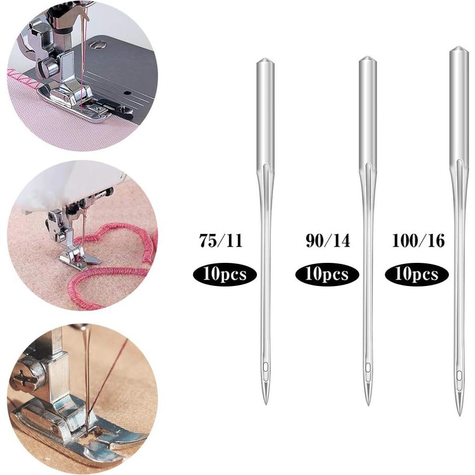 Kit de Prensatelas y Agujas para Máquina de Coser LUNARM