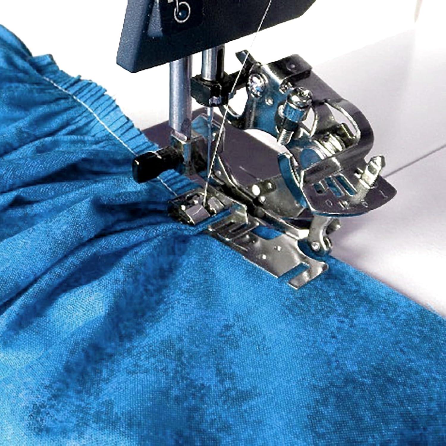 Ruffler Attachment Presser Foot for Low Shank Singer, Brother, Janome, Juki, Babylock, Elna, Kenmore, White, Necchi, Simplicity, Euro-Pro, New Home, and More Sewing Machines #55705