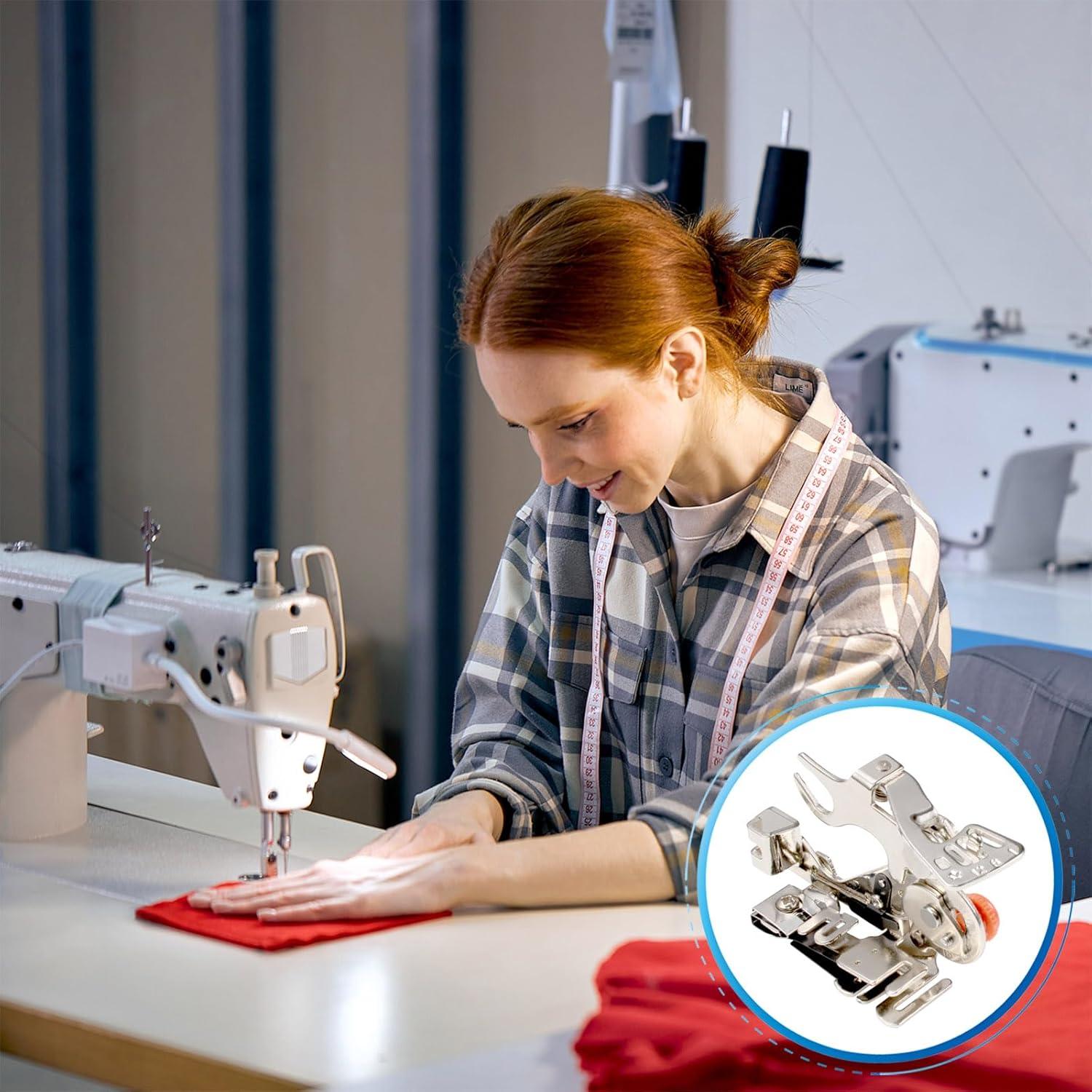 Ruffler Attachment Presser Foot for Low Shank Singer, Brother, Janome, Juki, Babylock, Elna, Kenmore, White, Necchi, Simplicity, Euro-Pro, New Home, and More Sewing Machines #55705