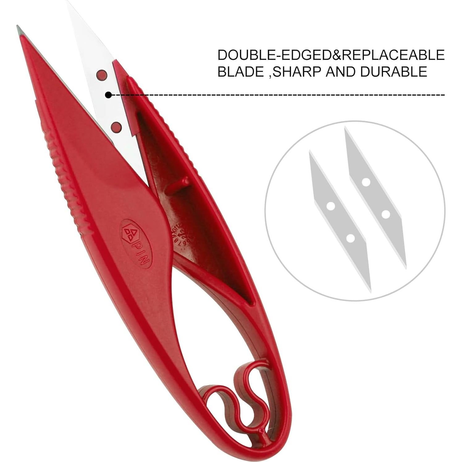 Kit de Herramientas de Costura CampTek: Desbarbadores y Tijeras