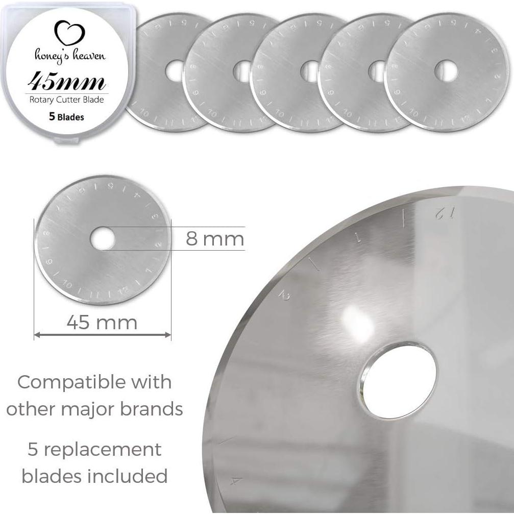 Juego de Cortadores Rotativos Honey's Heaven 45mm - Acolchado