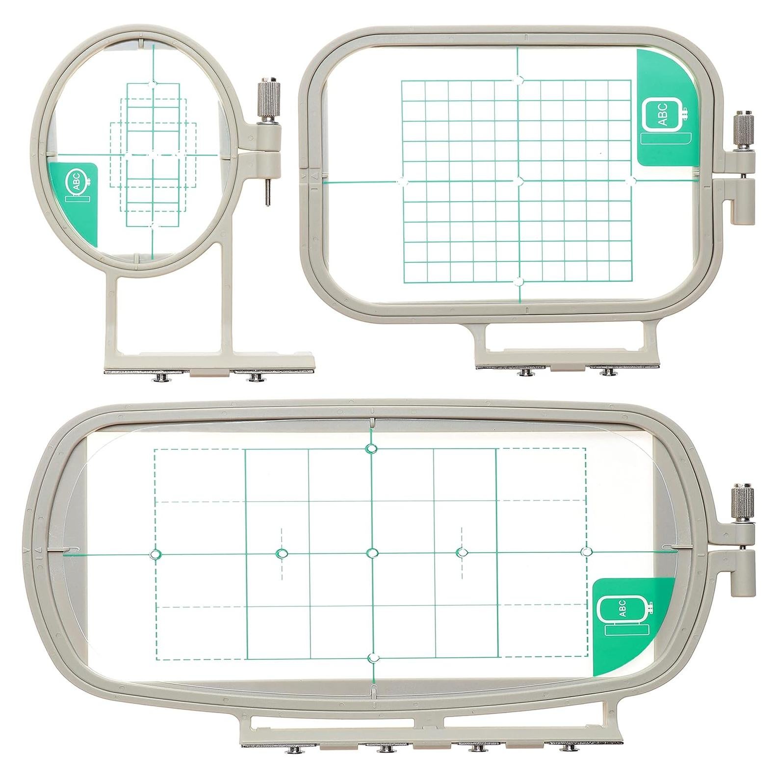 Conjunto 3 en 1 Aros de Bordado New Brothread SA431 SA432 SA434