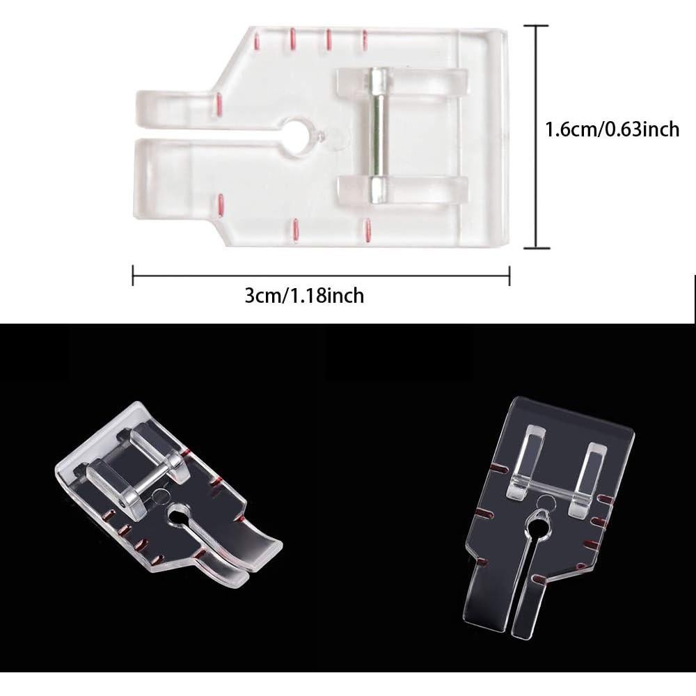 Pie de prensa 1/4" CESUSME para acolchado y patchwork - 2 piezas